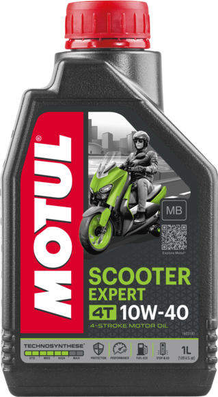 Масло моторное для 4-x тактных двигателей Motul 10W40 SCOOTER EXPERT 4T MB SM/MB - 1 Л (105935)