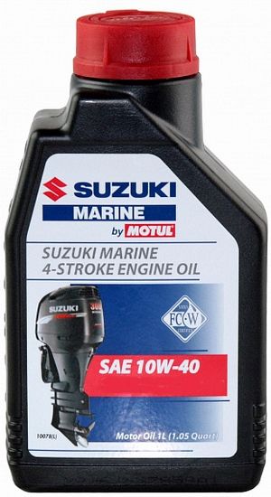 Масло моторное для 4-x тактных двигателей Motul 10W40 SUZUKI Marine 4T FC-W - 1 Л (106103)