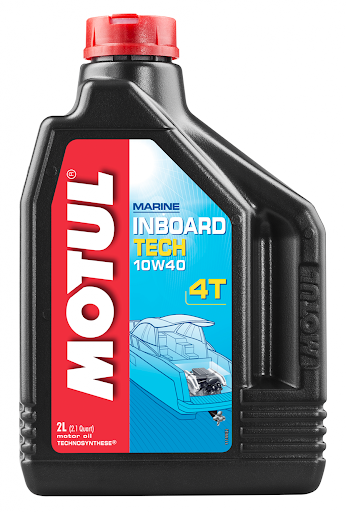 Масло моторное для 4-x тактных двигателей Motul 10W40 INBOARD TECH 4T SH - 2 Л (106417)