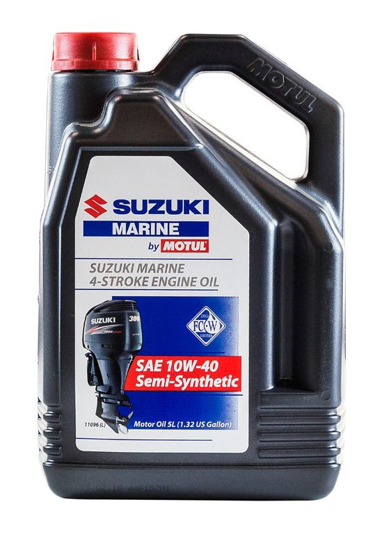 Масло моторное для 4-x тактных двигателей Motul 10W40 SUZUKI Marine 4T FC-W - 5 Л (108698)
