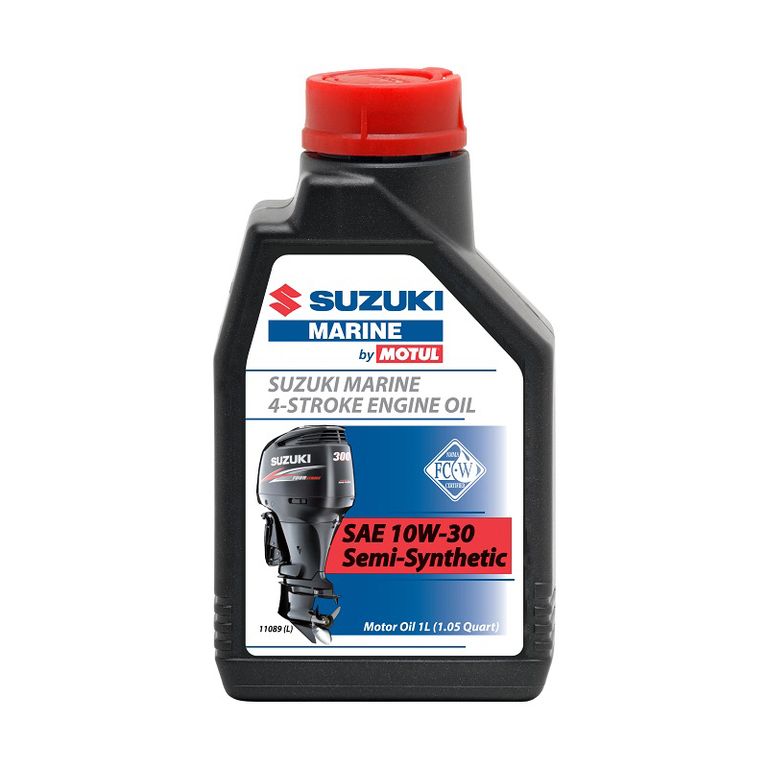 Масло моторное для 4-x тактных двигателей Motul 10W30 SUZUKI Marine 4T FC-W - 1 Л (108711)