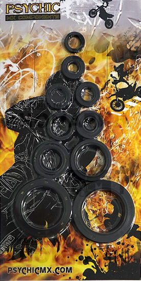 Сальники двигателя комплект Psychic MX-09284 для мотоциклов Honda CRF450R (2007-2008)