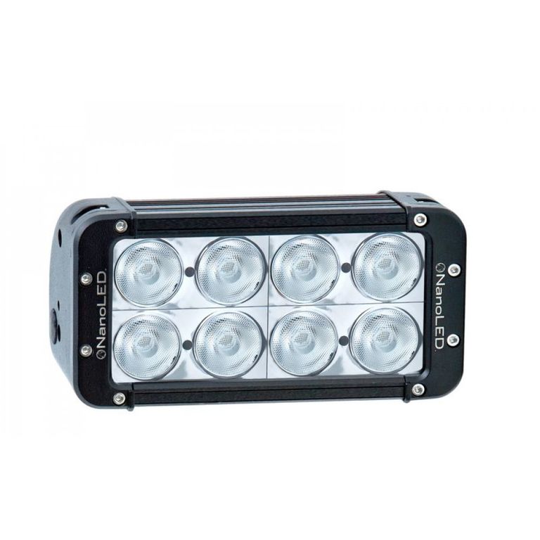 Фара светодиодная NANOLED 80W, 8 LED CREE X-ML, в два ряда, широкий луч, 198*100*93 мм NANOLED NL-2080B
