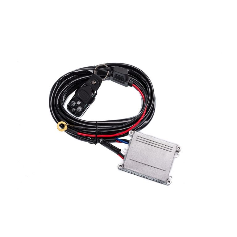 Проводка для 1 фары, СТРОБОСКОП, провод 3м, 12-24V, нагрузка MAX 30А, с предохранителем NANOLED NL-PR-07