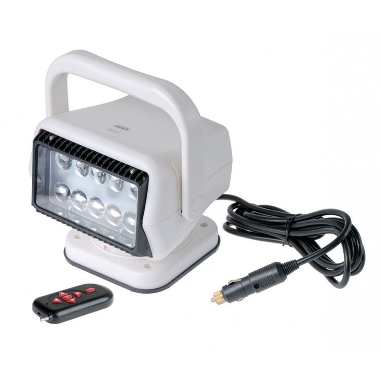 Фара-искатель Светодиодный 50W 5000К 12V, БЕЛЫЙ, LED 10 шт, с пультом, на магните, с ручкой OffRoadTeam NL-SL-7201W