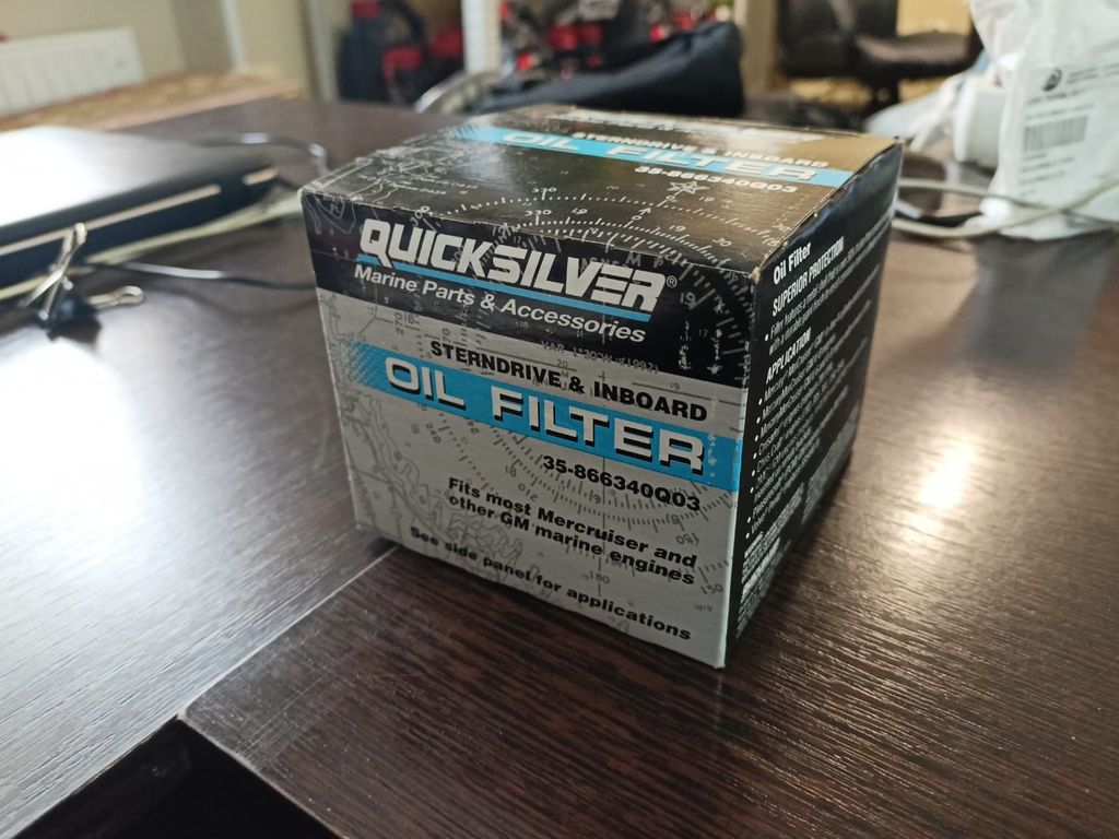 Масляный фильтр Quicksilver 35-866340Q03 для лодочных моторов (35-32716/54111/14957/802885Q/866340Q0)