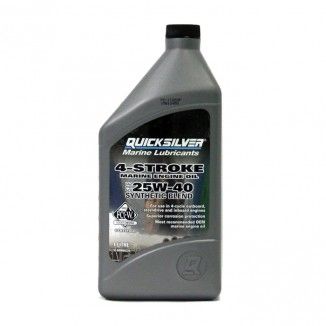 Масло моторное Quicksilver Verado 25W-40 8M0086226 для 4х такт. ПЛМ - 1л (синтетика)