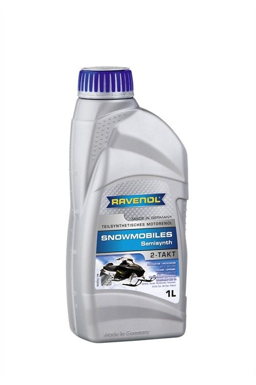 Масло моторное RAVENOL Snowmobiles Teilsynth 2-Takt для 2-х такт. снегоходов (Полусинтетика) - 1 л. (4014835728516)