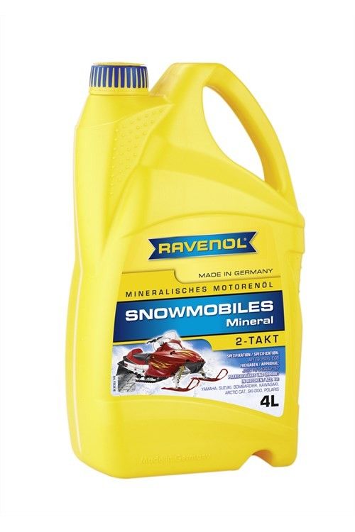 Масло моторное RAVENOL Snowmobiles Mineral 2-Takt для 2-х такт. снегоходов (Минеральное) - 4 л. (4014835729599)