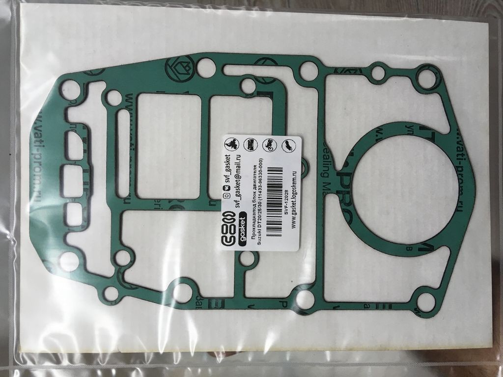 Прокладкапод блок двигателя Suzuki DT20/25/30 (11433-96330-000) SVF SVF-12028