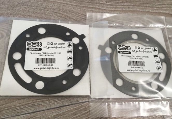 Прокладка ГБЦ Honda CR125R 90-98г (12251-KZ4-701) SVF-12159/MT