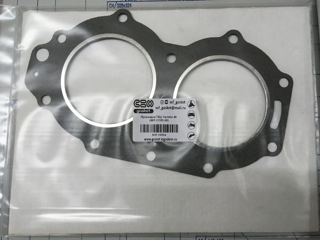 Прокладка ГБЦ Yamaha 40 (66T-11181-00) SVF SVF-13814