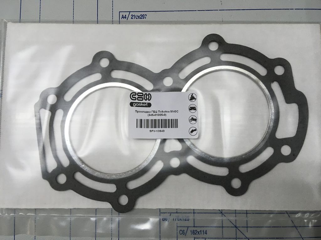 Прокладка ГБЦ Tohatsu M40C (345-01005-0) SVF SVF-13840