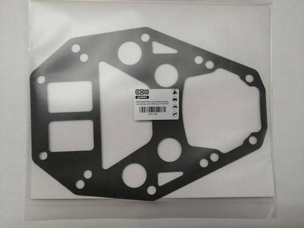 Прокладка блока к расширительной камере выхлопа Mercury 27-8231423 SVF SVF-15198