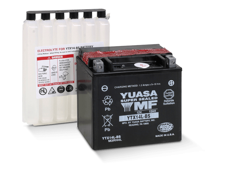 Аккумулятор YUASA YTX14L-BS
