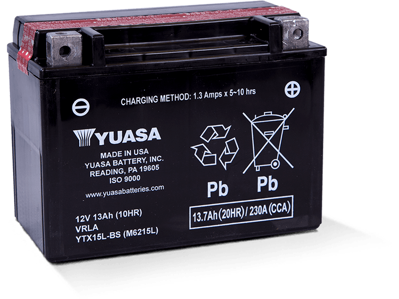 Аккумулятор YUASA YTX15L-BS
