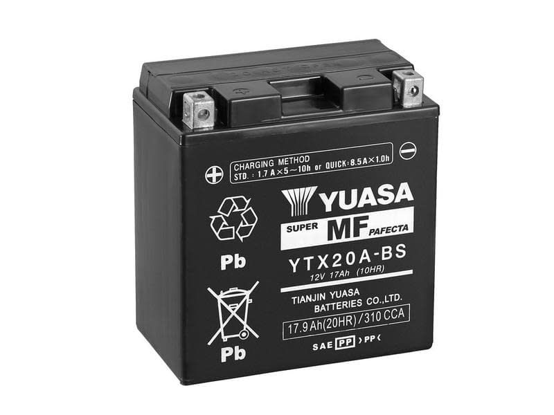 Аккумулятор YUASA YTX20A-BS