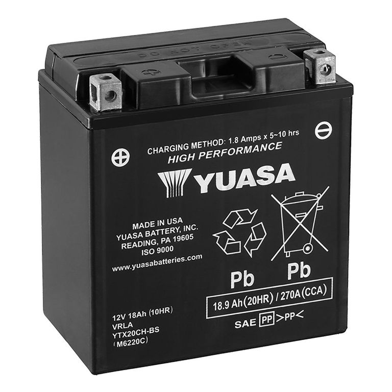 Аккумулятор YUASA YTX20CH-BS